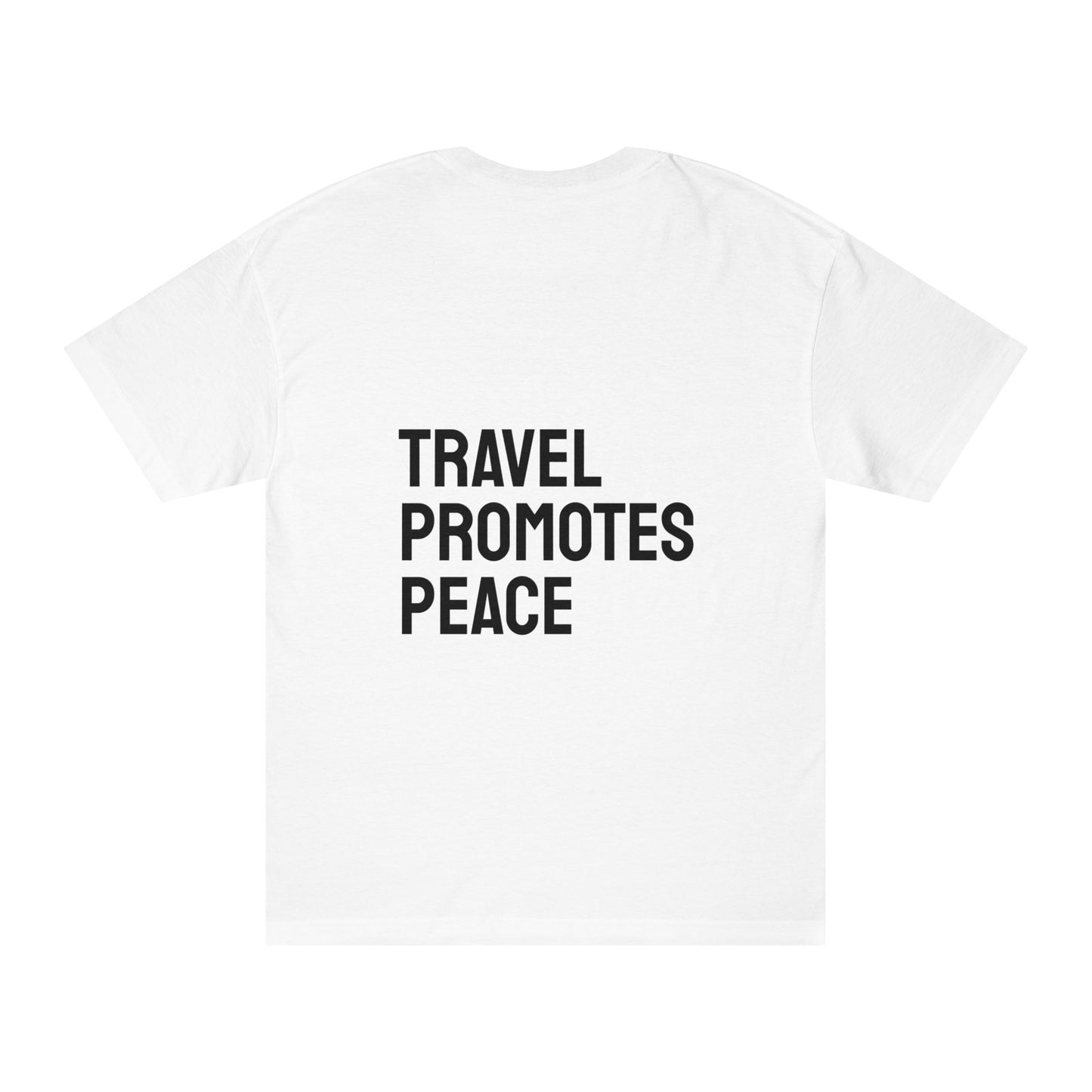 Travel Promotes Peace Classic Tee - Casual Streetwear for Adventurers