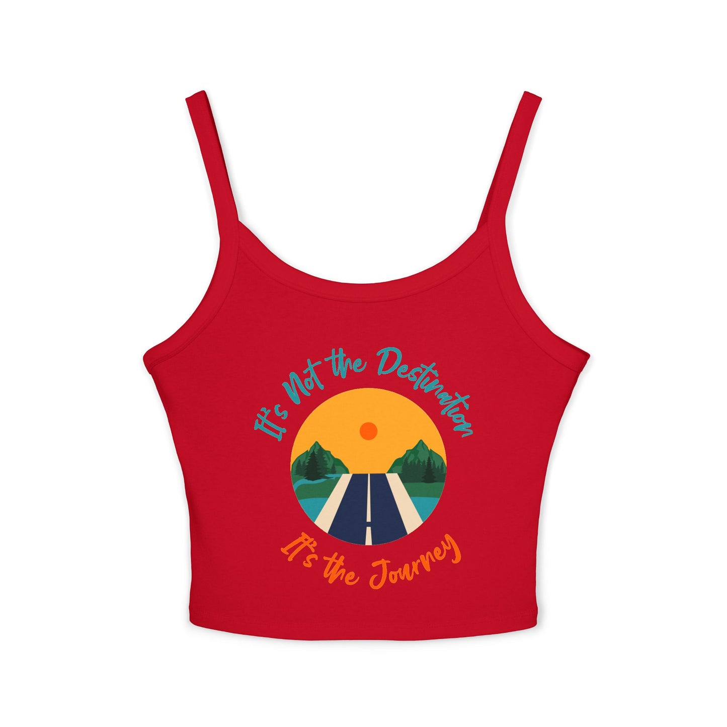 Trek Rover - Crop Spaghetti Strap Tank Top