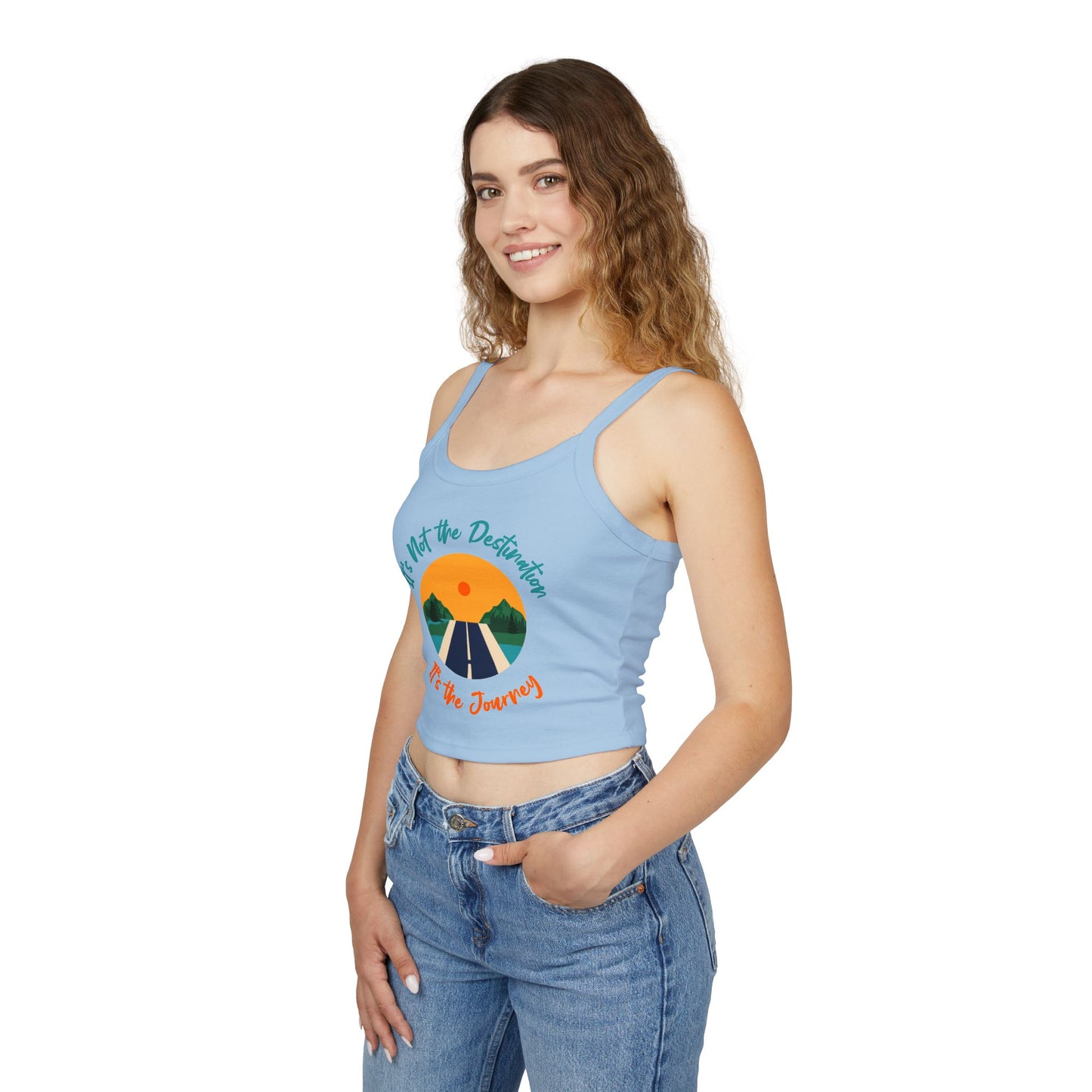 Trek Rover - Crop Spaghetti Strap Tank Top