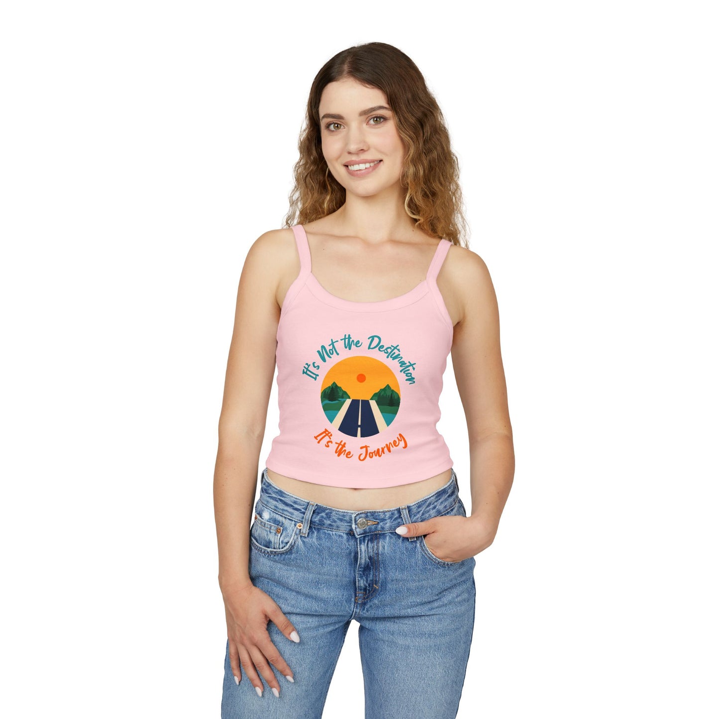 Trek Rover - Crop Spaghetti Strap Tank Top