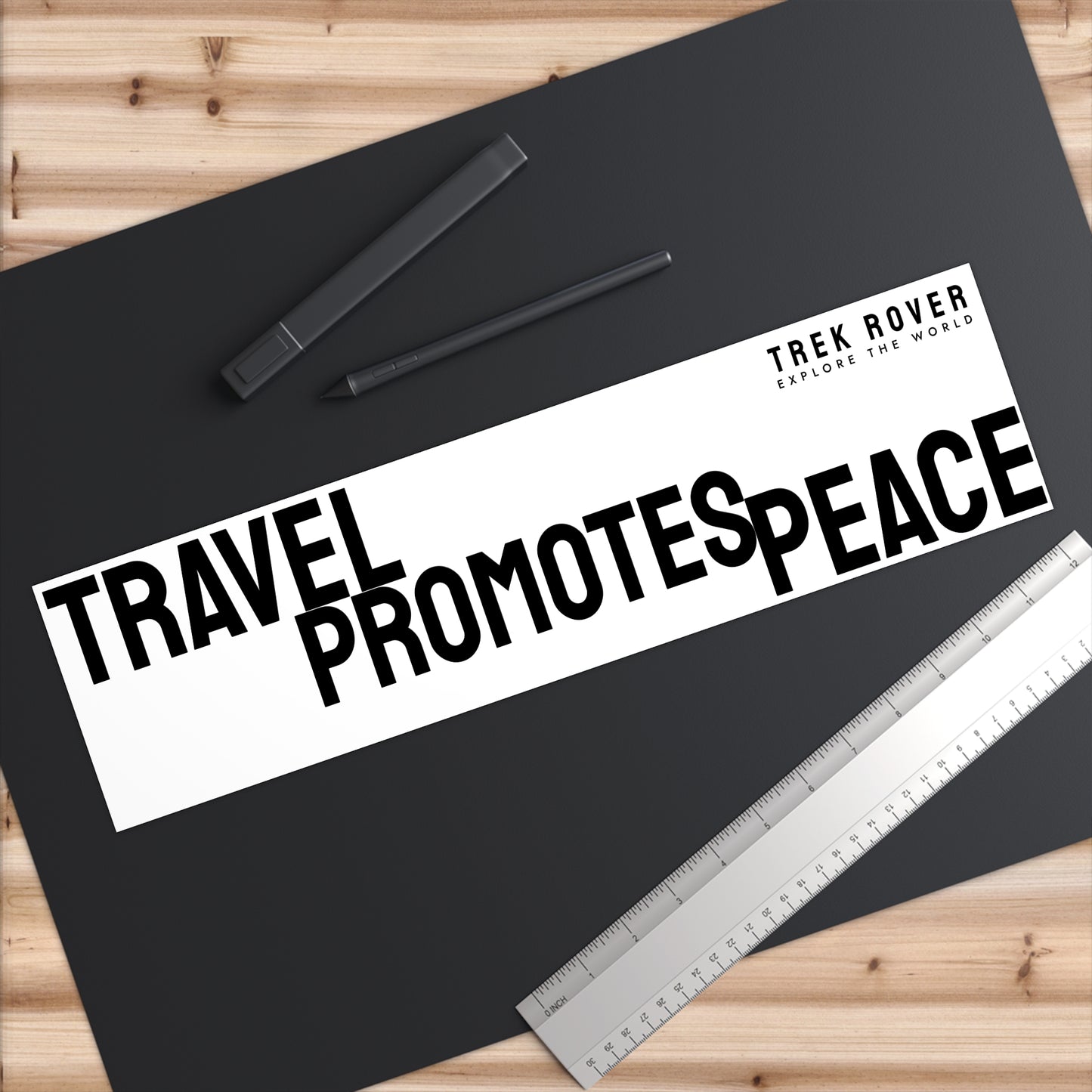 Travel Promotes Peace - Bumper Sticker