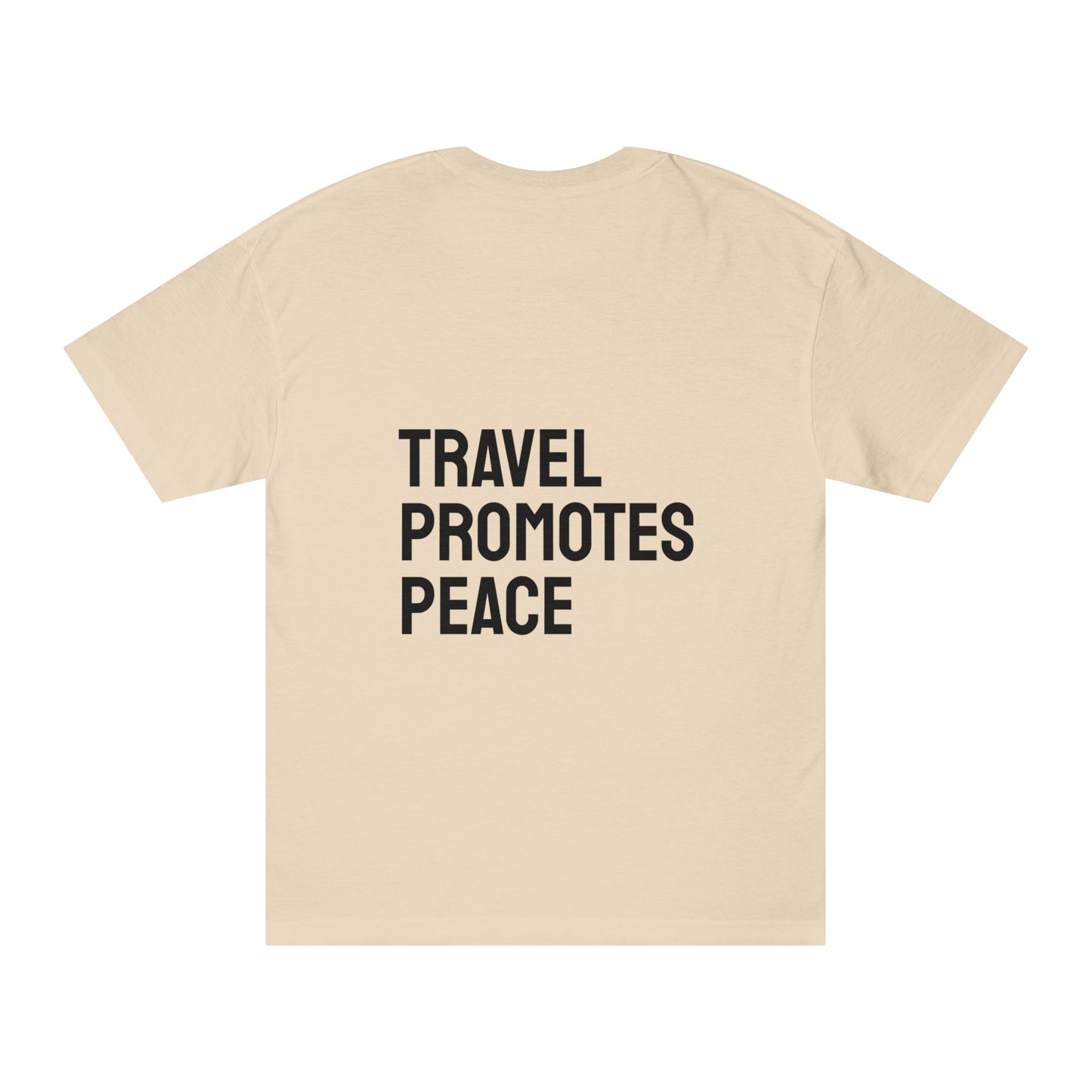 Travel Promotes Peace Classic Tee - Casual Streetwear for Adventurers