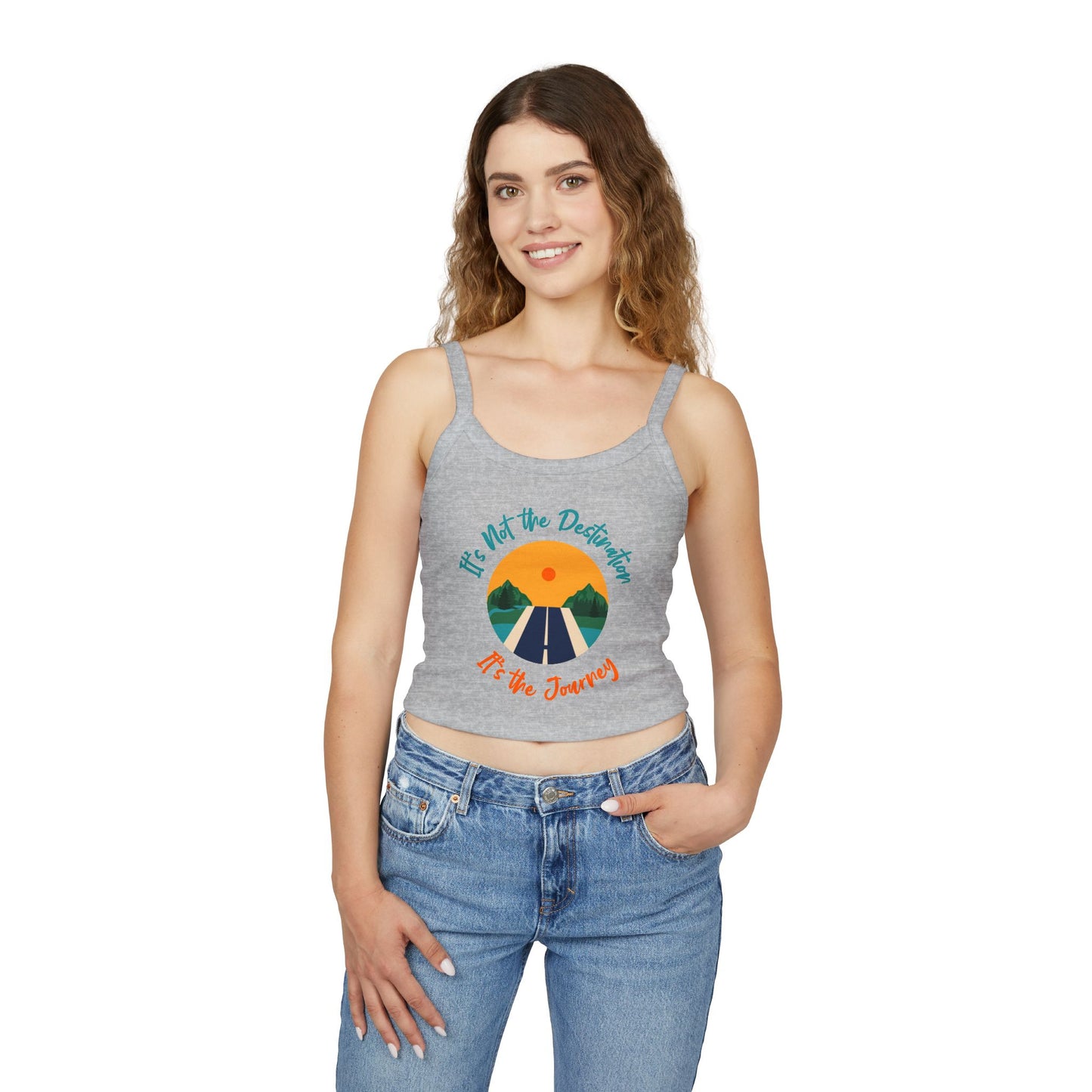 Trek Rover - Crop Spaghetti Strap Tank Top