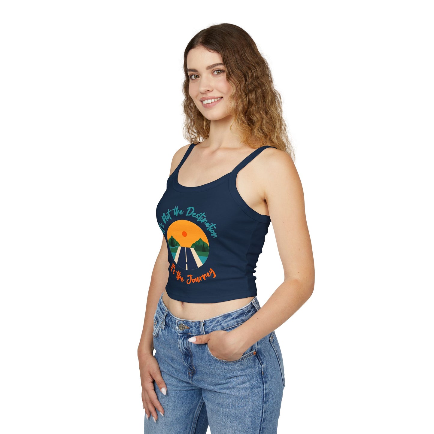 Trek Rover - Crop Spaghetti Strap Tank Top