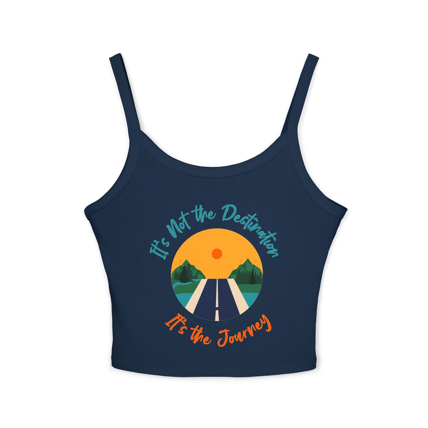 Trek Rover - Crop Spaghetti Strap Tank Top