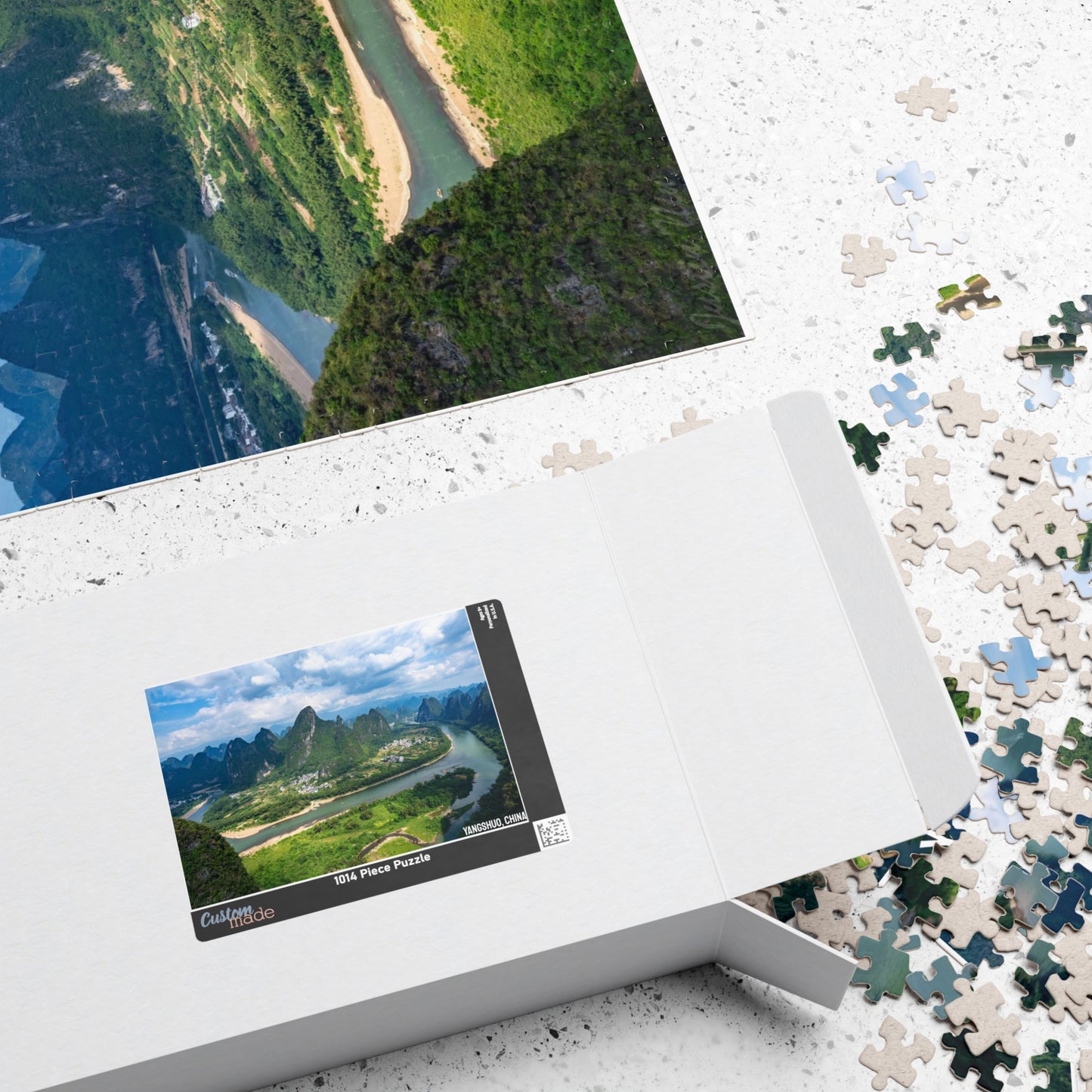 1014-Piece Jigsaw Puzzle featuring Yangshuo, China by Justin Niu