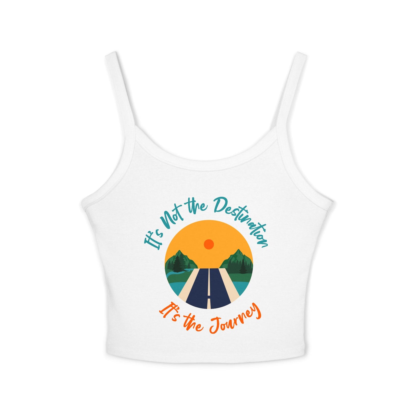 Trek Rover - Crop Spaghetti Strap Tank Top