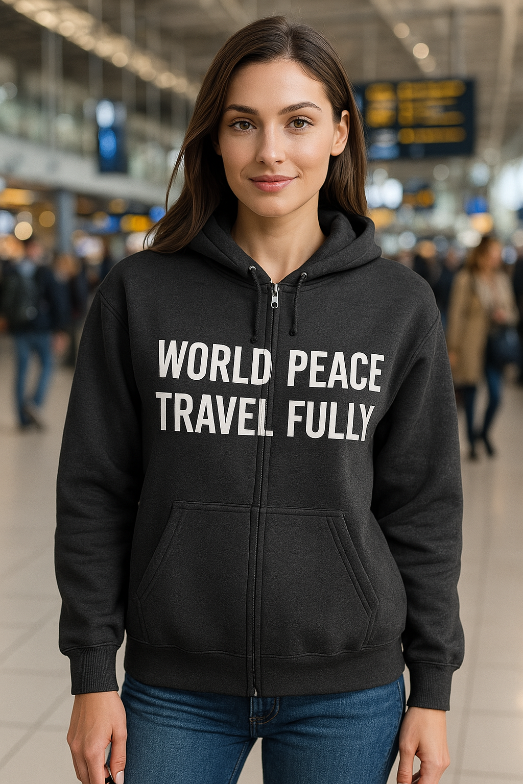 Explore the World in Comfort - World Traveler Hoodie
